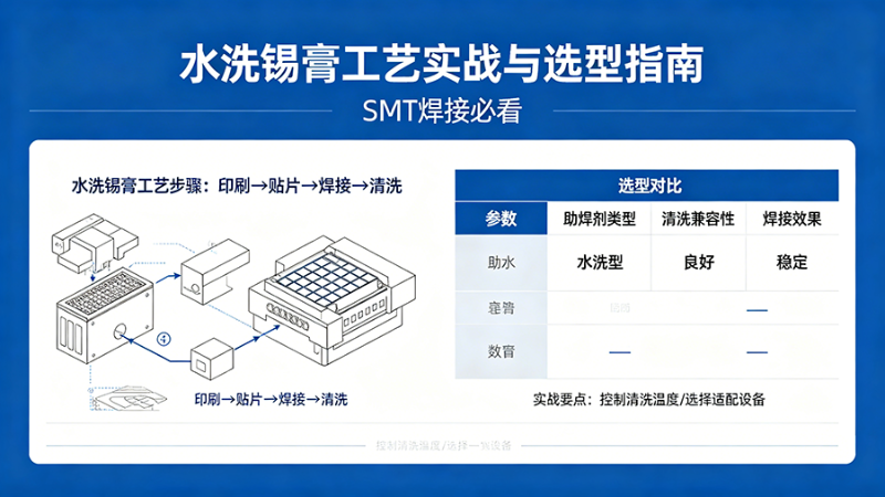 水洗錫膏工藝實(shí)戰(zhàn)與選型指南